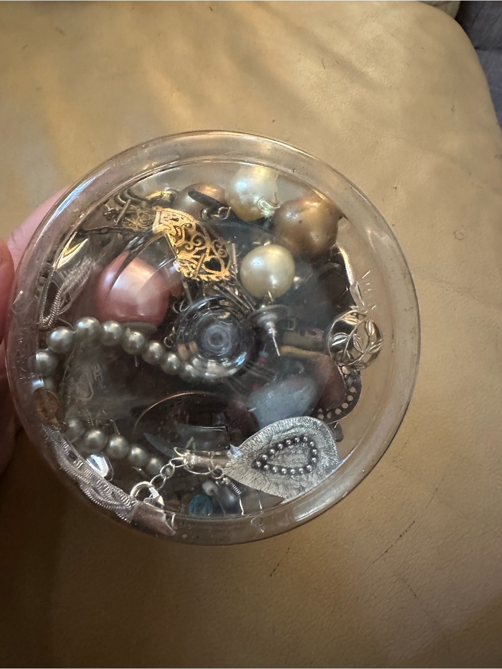 Silver-Tone Boho Mystery Jewelry Jar! - Picture 4 of 5